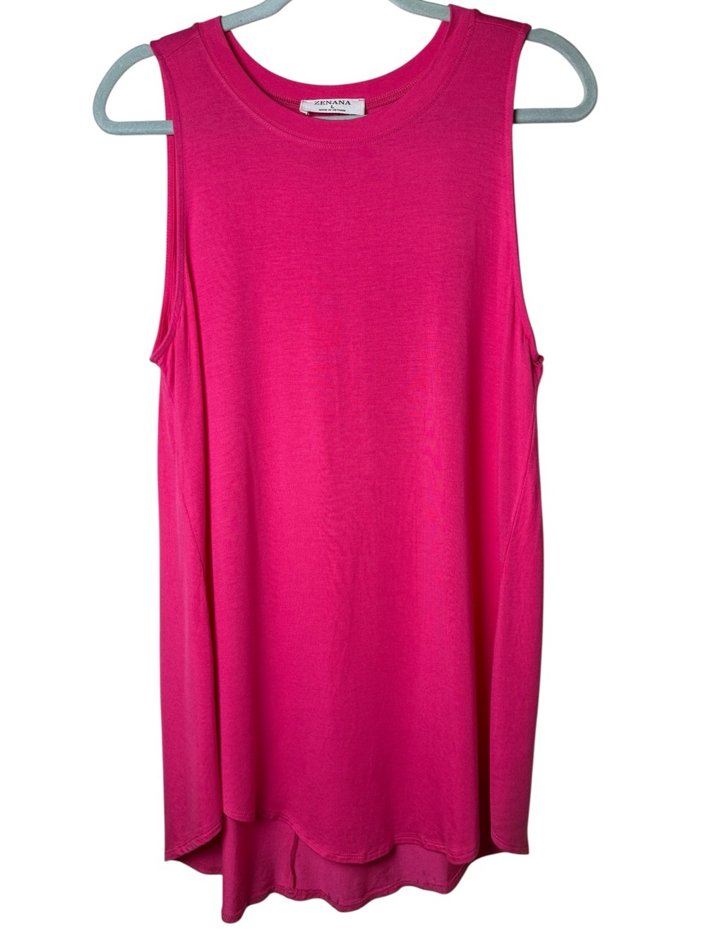 🎈Zenana Outfitters Large Hot Pink Sleeveless Tank
